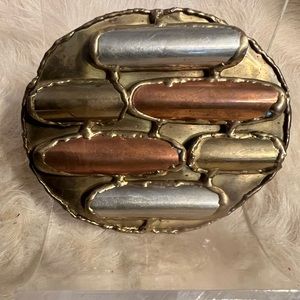 Vintage Handmade Copper/Metal Belt Buckke